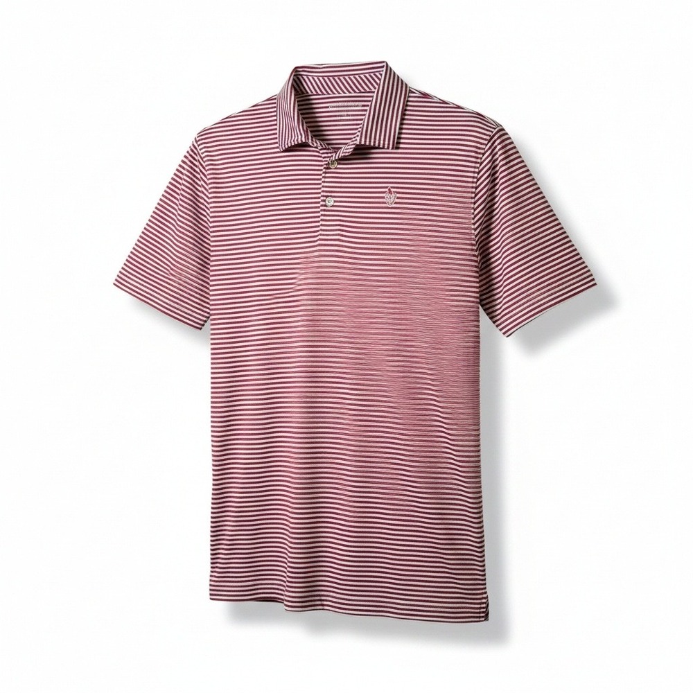 Vineyard Vines Polo Shirt Red White Stripe XL - Picture 2 of 8